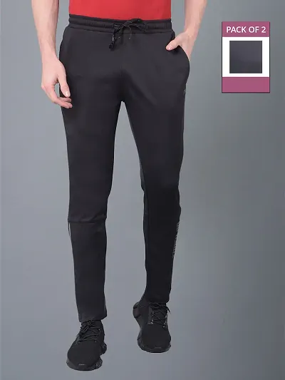 Must Have Polyester Regular Track Pants For Men 