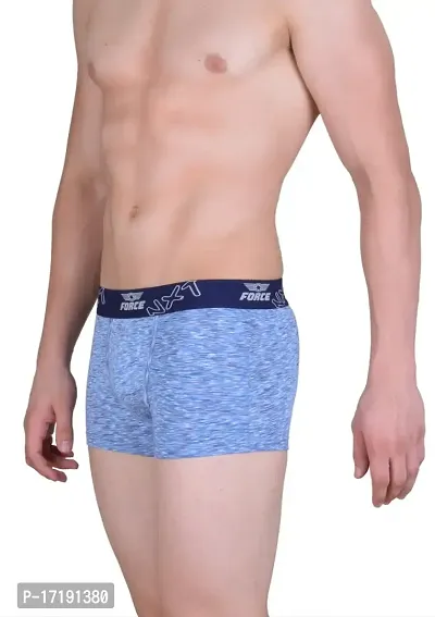 Force NXT Men's Cotton Metro Trunk (Pack of 1) Blue-thumb2