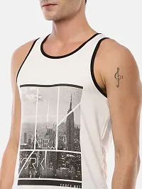 Stylish Multicoloured Cotton Printed Sleeveless Vests For Men Pack Of 3-thumb3