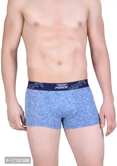 Force NXT Men's Cotton Metro Trunk (Pack of 1) Blue