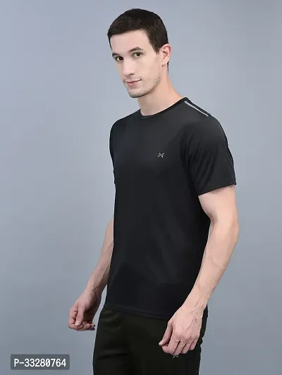 Stylish Polyester Solid Sports Tee For Men Pack Of 3-thumb2