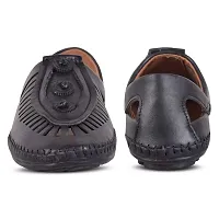 Lish Tree Men's Black Synthetic Slip-on Comfortable Sandals 7UK-thumb3
