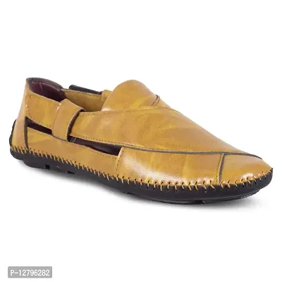 Lish Tree Men's Synthetic Velcro and Stylish Roman Sandals-thumb0