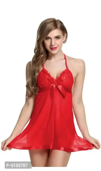 Babydoll Red Dress-thumb0