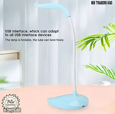 Flexible Table Lamp for Study 3 Brightness Modes Rechargeable White Light for Study Reading Books Lamp LED White Light for Studies Night Table Lamp