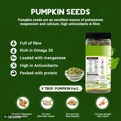 Nutri Hut Premium Pumpkin Seeds  Rich in protein, fiber, and healthy fats-thumb4