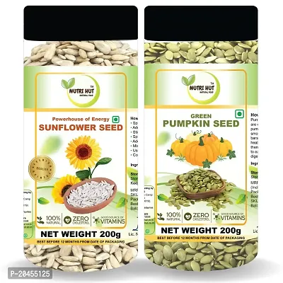 Super Seed Bundle Pumpkin Seeds and Sunflower Seeds Combo Heart-Healthy Fats These seeds are naturally rich in heart-healthy fats, such as omega-3 and omega-6 fatty acids, which support cardiovascular-thumb0
