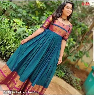 Stylish Fancy Taffeta Silk Ethnic Gowns For Women-thumb4