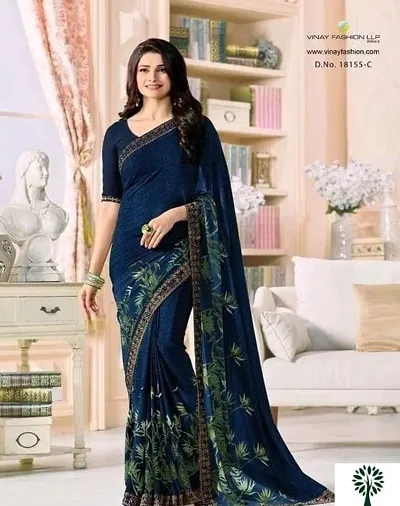 Georgette Saree with Blouse piece