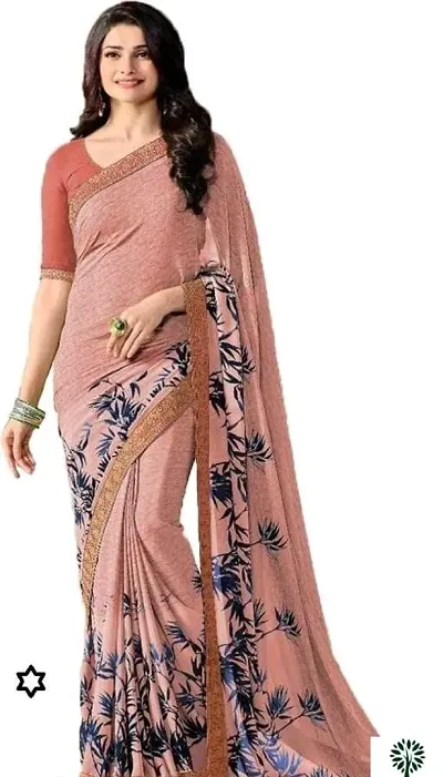 Must Have Georgette Saree with Blouse piece 