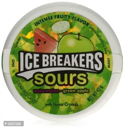 Ice Breakers Sours Watermelon + Green Apple 42g-thumb0