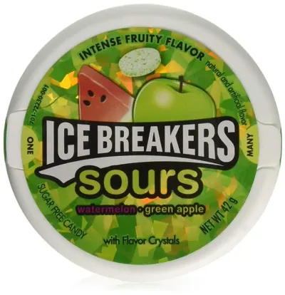 Ice Breakers Sours Watermelon + Green Apple 42g