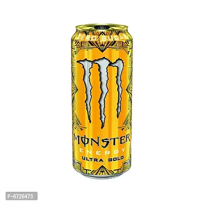 Monster Energy Drink 500ml Can - Ultra Gold-thumb0
