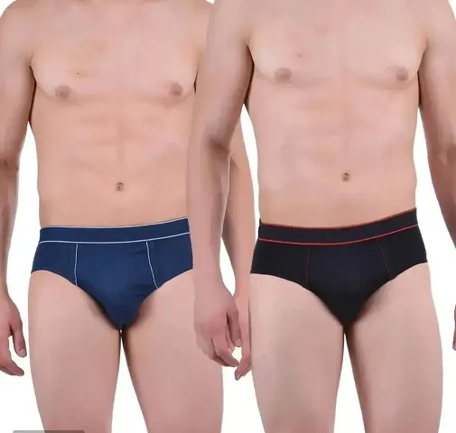 Solid Brief For Men's - Pack Of 2