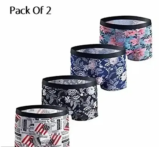 Classic Nylon Trunks for Men, Pack of 2