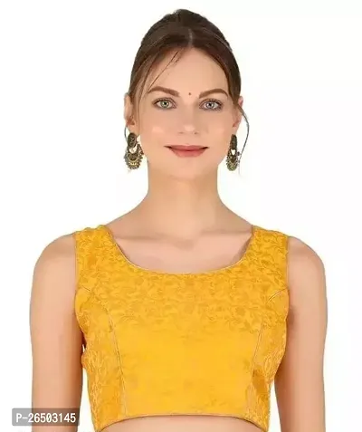 Reliable Brocade Stitched Blouse For Women-thumb0