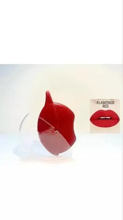Lip Shape Lipstick Apple Design Matte Lipstick