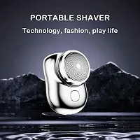Mini Shaver Portable Electric Shaver, 2023 New Pocket Portable Electric Shave Magic USB Mini Shaver Electric Razor , Rechargeable Travel Razors Electric Shaver for Men And Women's-thumb1