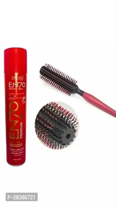 Hair spray and roller Comb Combo