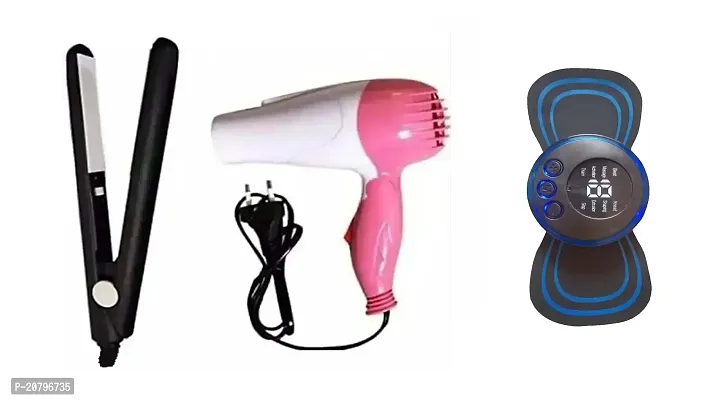 Hair Straightener Hair Dryer and Butterfly Massager Combo-thumb0