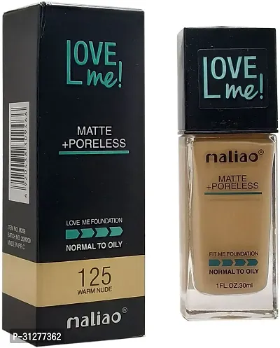 Maliao Love Me Liquid Foundation Matte with Poreless Nude 125 (30ml)