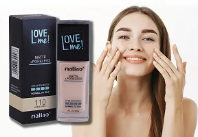 Maliao Love Me Liquid Foundation Matte with Pore less White Ivory 30ml-thumb1