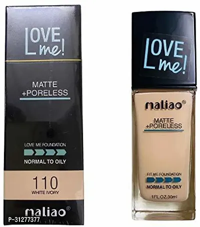 Maliao Love Me Matte Poreless Foundation White Ivory 30 ml-thumb0