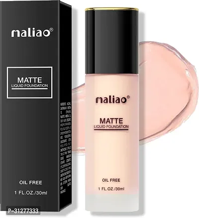 Maliao Matte Liquid Foundation Oil Free Beauty with Spf 15 Sun Soft Ivory 30 Ml