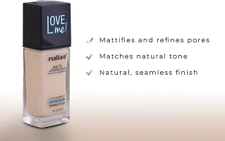 Maliao Love Me Liquid Professional Foundation Matte with Warm Nude 30ml-thumb1