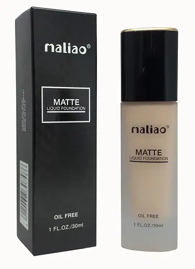 maliao Matte Liquid Foundation Oil Free Foundation White Ivory 30 ml