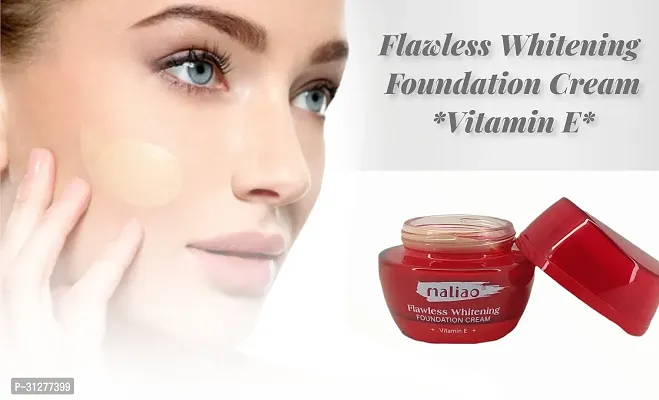 Maliao Flawless Whitening Foundation Cream Vitamin E Foundation Ivory 50 G