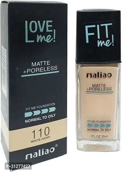 Maliao Love Me Liquid Foundation Matte with Pore less Soft Ivory 115 (30ml)