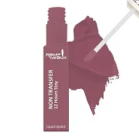 Ramp Walk Powerstay Matte Lip Color, Long lasting, Non Transfer, Water  Smudge Proof, Light Weight Liquid Lipstick, Up to 12hrs Stay, 5ml each (Gift Set | Pack of 2) (Ice Mauve,Wine)-thumb1