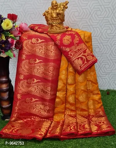 Classic Cotton Silk Woven Saree with Blouse piece