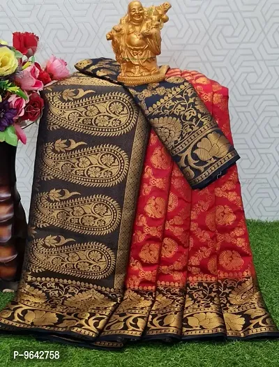 Classic Cotton Silk Woven Saree with Blouse piece