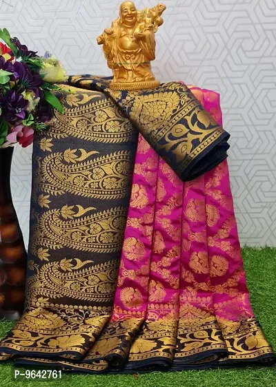 Classic Cotton Silk Woven Saree with Blouse piece