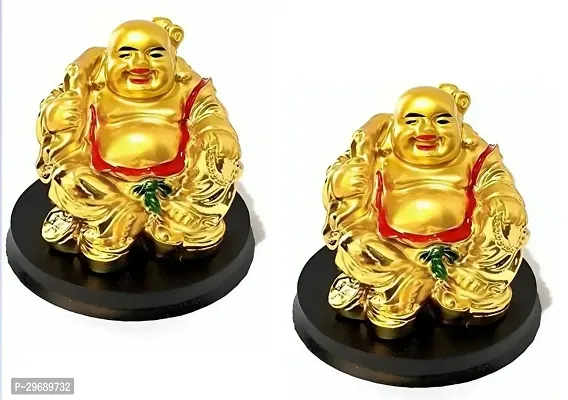 Laughing Buddha Showpiece - Pack of 2