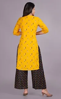 Women Rayon Printed Kurta Palazo set-thumb1