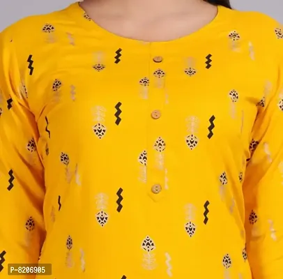 Women Rayon Printed Kurta Palazo set-thumb4