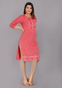 Women Rayon Printed Straight Kurti-thumb2