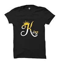 King Round Neck Printed T-Shirt For Men-thumb2