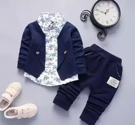 Fabulous Shirt Jacket with Trousers For Boys