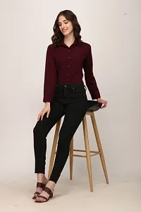 Beautiful Purple Color Casual Shirt For Women-thumb4