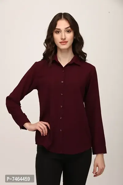 Beautiful Purple Color Casual Shirt For Women