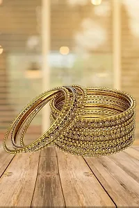 DohDeep traditional casual Hand Work Bangles for Women-thumb3