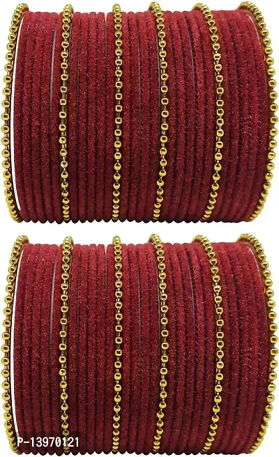 DohDeep Designer Beautiful Bangle Bracelet Bangle Set for Women  Girls Jewellery Latest Ethnic - BAN-J-D21-2.4-P-thumb0