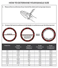 DohDeep Designer Beautiful Bangle Bracelet Bangle Set for Women  Girls Jewellery Latest Ethnic - DL-LBN-C19-2.4-P-thumb2