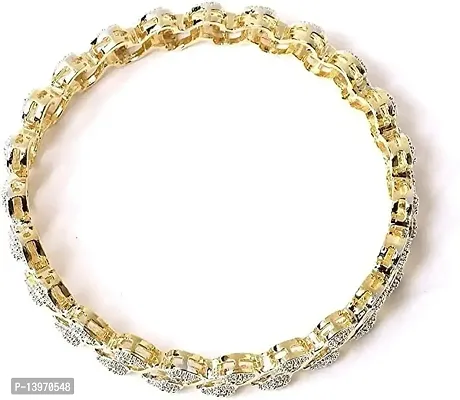 Dohdeep American Diamond Gold Plated Bangles For Women and Girls-thumb3