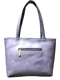 Women n Girls Tote Messenger Large Shoulder Office Bag (Grey)-thumb1