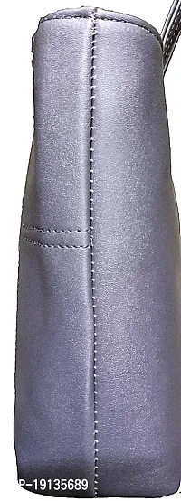Women n Girls Tote Messenger Large Shoulder Office Bag (Grey)-thumb5